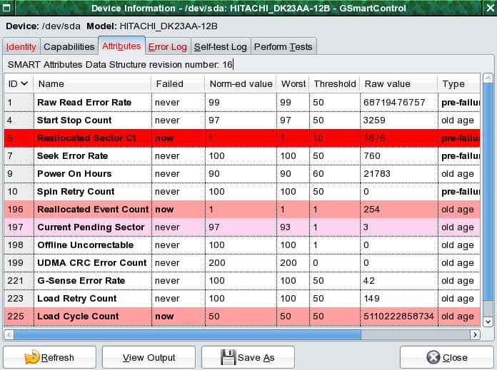 ssd health check