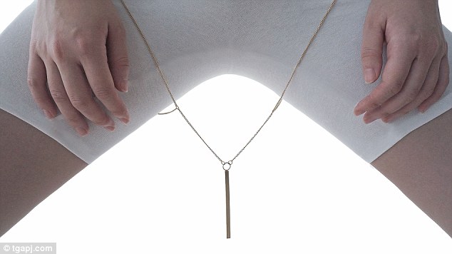 The jewellery, designed by Soo Kyung Bae, is there to raise awareness of the worrying trends that social media is encouraging with weight loss 