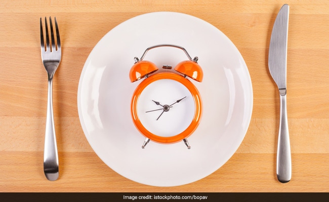 clock fasting eat plate