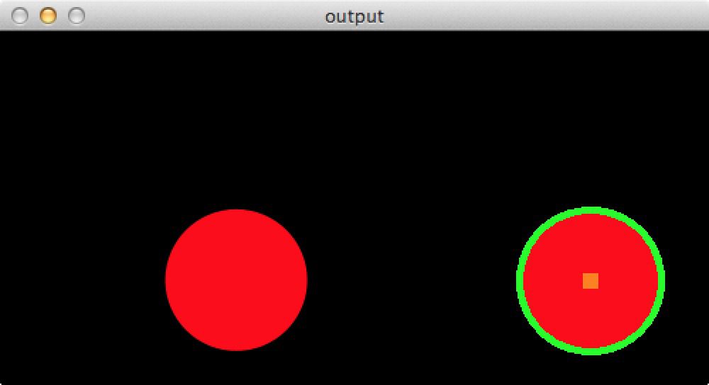 Figure 1: Detecting a simple circle in an image using OpenCV.