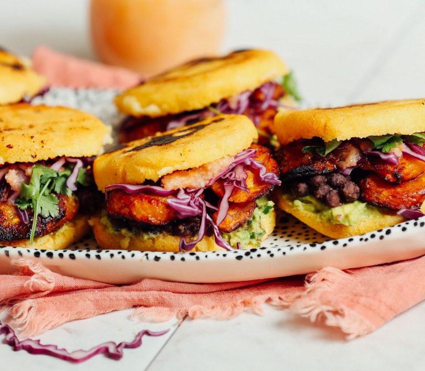 plantain vegan sandwiches 