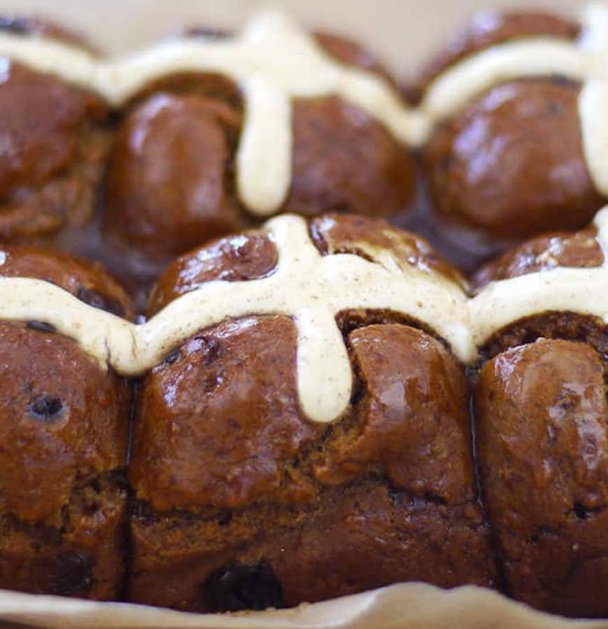 plantains hot cross buns